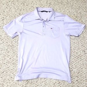Travis Matthew light purple polo golf shirt